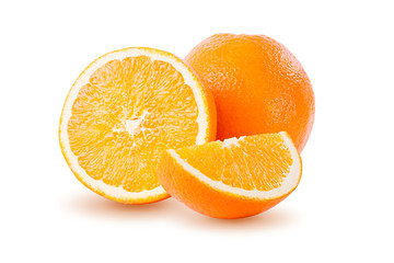 Orange isolated on white background. Full depth of field with clipping path.