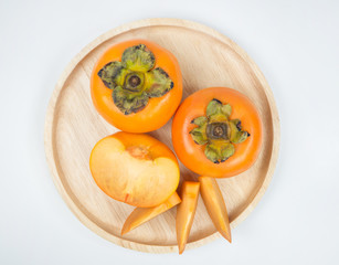 Persimmon (Plural persimmons)