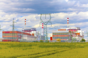 Nuclear power plant Temelin in Czech Republic Europe
