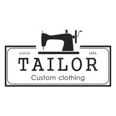 Black tailor badge
