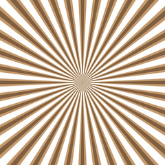 Fototapeta premium Sun beam Brown ray sunburst pattern background summer.Vector