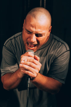Singing man