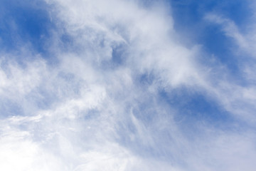 blue sky with cloud