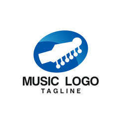 Creative Music Logo Design Template