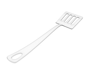 Kitchen Spatula Wireframe Style. Nice 3D Rendering
