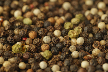 Mixed Peppercorns Close-up