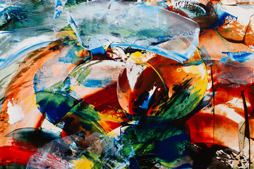 painted abstract background