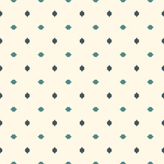Minimalist abstract background. Simple modern print with mini crosses. Seamless pattern with geometric figures.