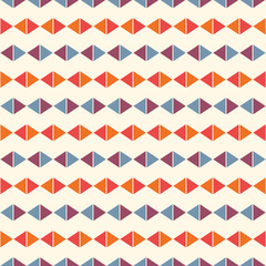 Bright horizontal rhombic lines abstract background. Rhombuses and lozenge motif. Simple geometric wallpaper. Vector art