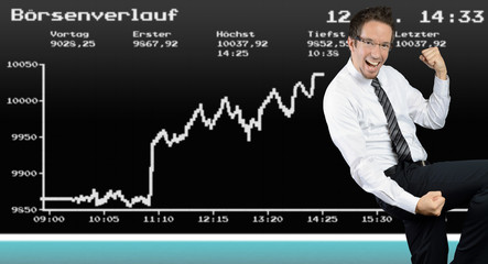 Broker jubelt über Erfolg von Aktienkurs an der Börse