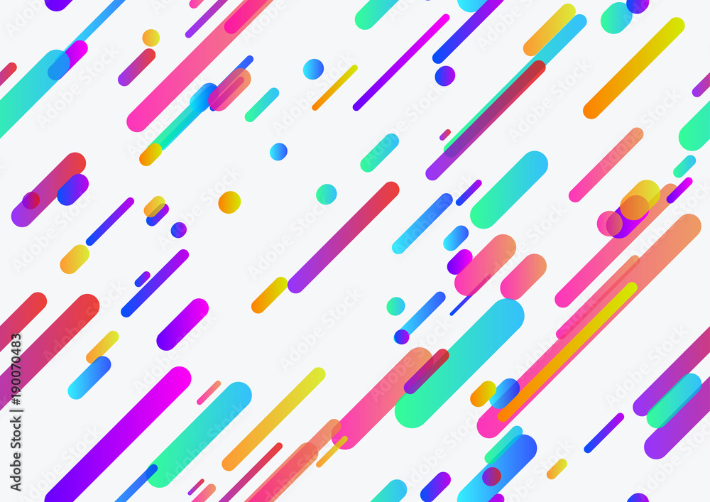 Poster seamless trendy neon lines pattern seamless background template