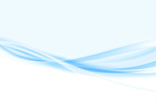 Soft blue smoke gradient futuristic liquid transparent background