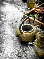 Fragrant Chinese tea.