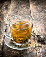 Aromatic Indian tea.