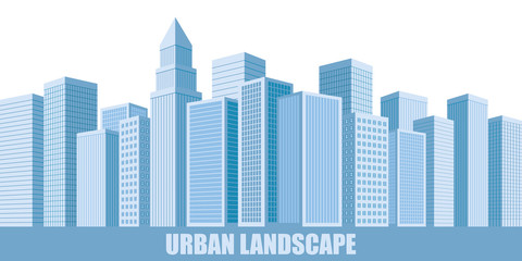 Obraz premium Urban Landscape Skyscrapers