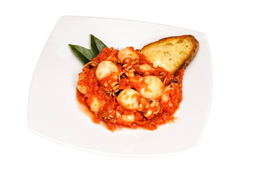 Seppie al pomodoro