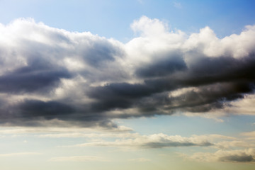 Sky background with clouds . Sky with clouds