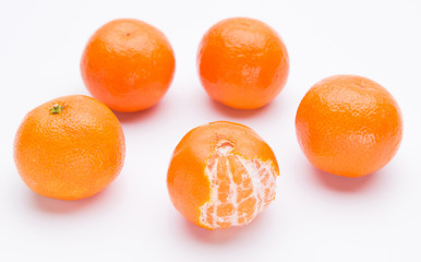 Tangerine fruits
