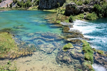 the lovely Zrmanja river near Muskovici, Croatia