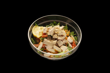 mixed salad with chicken