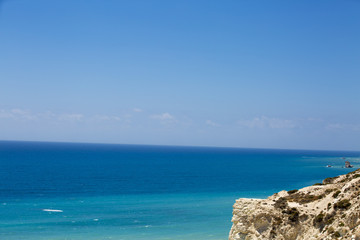 Beautiful sea coast of Cyprus