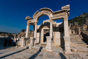 Fototapeta na wymiar Amazing temples in Ephesus - Turkey