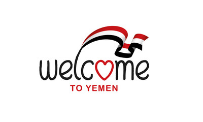 Yemen flag background