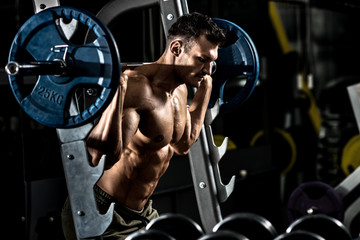 bodybuilder in gym