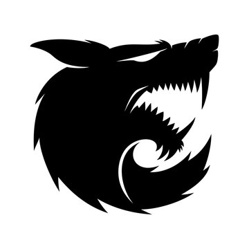 Black wolf sign. 