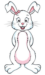 Cute Easter Bunny Girl Icon