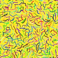 Seamless repeating pattern from curved lines