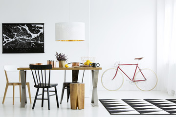 Lemons on oak table