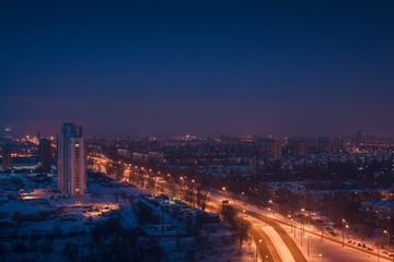 View of the Grand city night