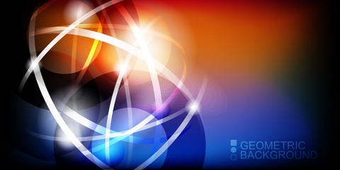 Geometric colorful abstract background