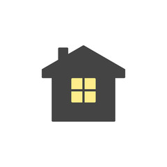House flat vector icon