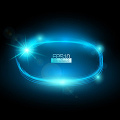 Shiny blue stars illustration