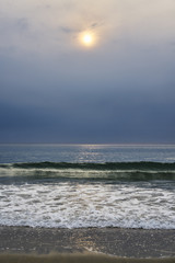 Welle Meer Sonne Himmel