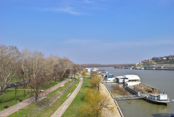 The Confluence of Danube and Save - Belgrade, Serbia