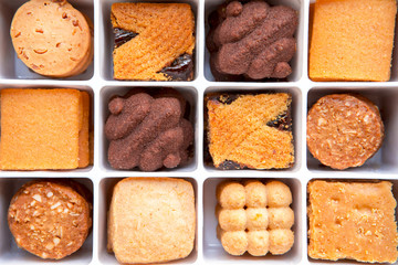 Merry gift box, fine gold biscuits gift box,