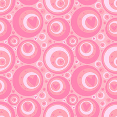 Seamless Valentine pink background