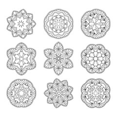 Hand drawn decorative mandala