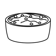 Mexican chilli sauce icon vector illustration graphic design