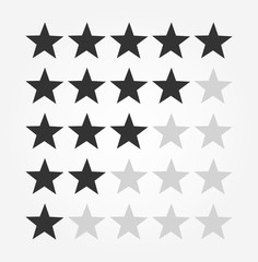 Rating rank stars symbols