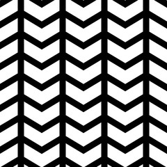 Memphis style chevron zigzag seamless pattern.