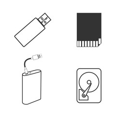 Data storage icons