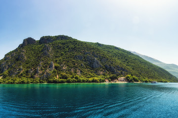 Stunning view at Ohrid lake, Macedonia