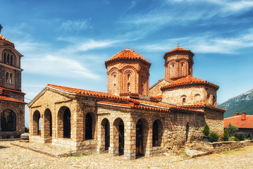 Macedonia, Lake Ohrid, Orthodox Monastery of St Naum (10th Century)