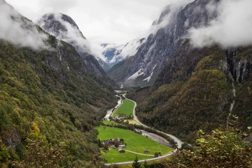 Cercles muraux Scandinavie Naeroy Valley