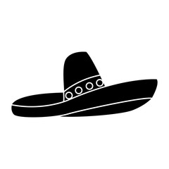 Mexican hat isolated icon vector illustration graphic design