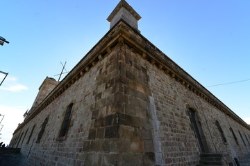 Fototapeta na wymiar バルセロナの城と教会